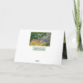 Grußkarte für den frühen Fall Dankeskarte (Rückseite)