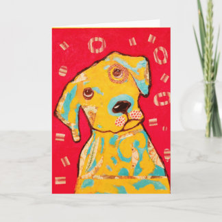 Grußkarte für den Hund Karte