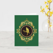 Grußkarte für den Internationalen Tennistag - Männ Karte (Gelbe Blume)