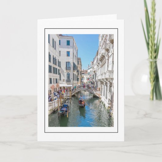 Grußkarte für den Kanal Venedig Karte (Vorderseite)