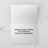 Grußkarte für den Kursangebot Karte (Innenseite)