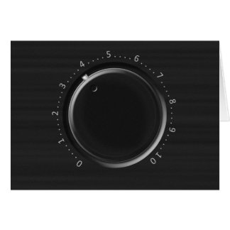 Grußkarte für den Lautstärkeregler