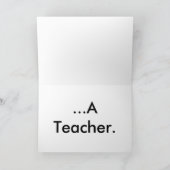 Grußkarte für den Lehrertag 4 Karte (Innenseite)