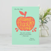 Grußkarte für den Lehrertag Feiertagskarte (Stehend Vorderseite)