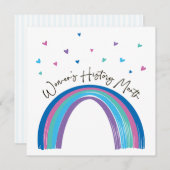 Grußkarte für den Monat der Frauengeschichte (Vorne/Hinten)