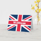 Grußkarte für den Namen eines benutzerdefinierten  Karte (Gelbe Blume)