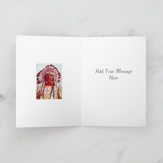 Grußkarte für den systemeigenen Amerikanische Urei Karte (Innenseite)