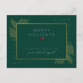 Grußkarte für den Urlaub in Unternehmen Postkarte (Vorderseite)