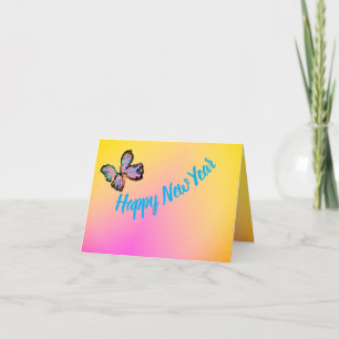 Grußkarte für den Urlaub : Neuanfang Feiertagskarte