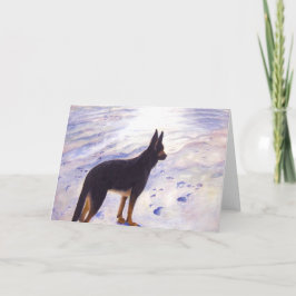 Grußkarte für deutsche Hirten Karte