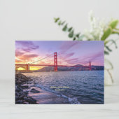 Grußkarte für die Golden Gate Bridge Karte (Stehend Vorderseite)
