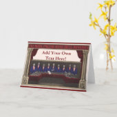 Grußkarte für die Hand Karte (Gelbe Blume)