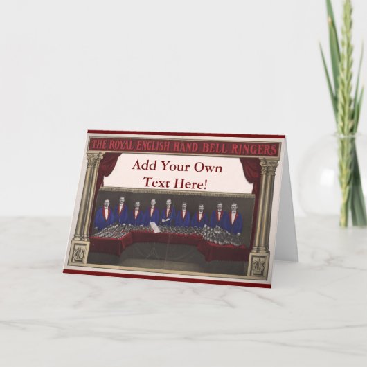 Grußkarte für die Hand Karte (Vorderseite)