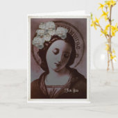 Grußkarte für die Holkarte Karte (Gelbe Blume)