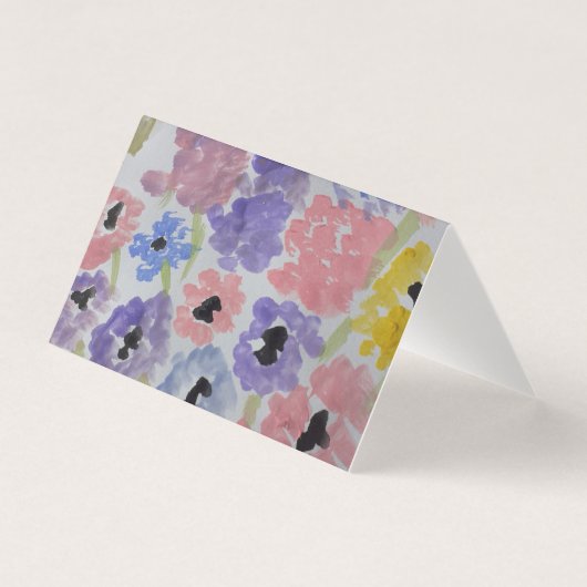 Grußkarte für die SommerWildblumen (Vorderseite)