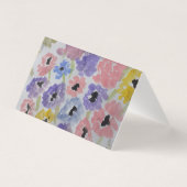 Grußkarte für die SommerWildblumen (Rückseite)