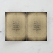 Grußkarte für die Steampunkmaschine Karte (Innenseite)