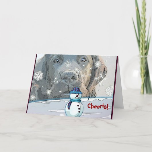 Grußkarte für die Urlaubssaison Feiertagskarte (Vorderseite)