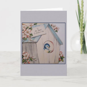 Grußkarte für die Vintage Tante Karte