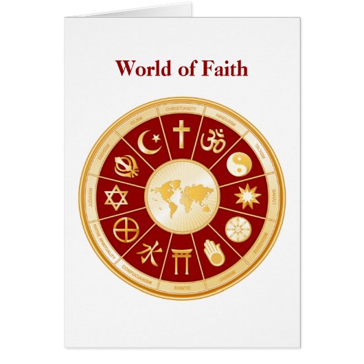 Grußkarte für die Welt des Glaubens anpassen (Vorne)