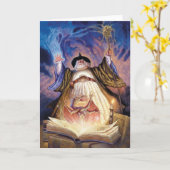 Grußkarte für Drachen Karte (Gelbe Blume)