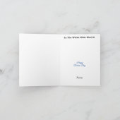 Grußkarte für Dunkle Haare Karte (Innenseite)