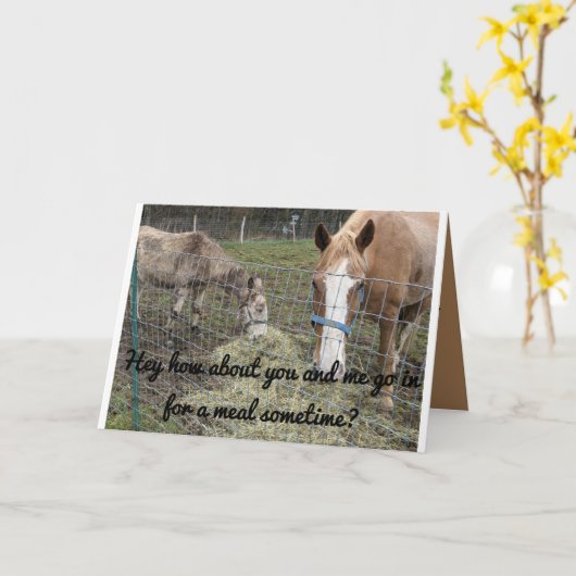 Grußkarte für ein Datum. Karte (Gelbe Blume)