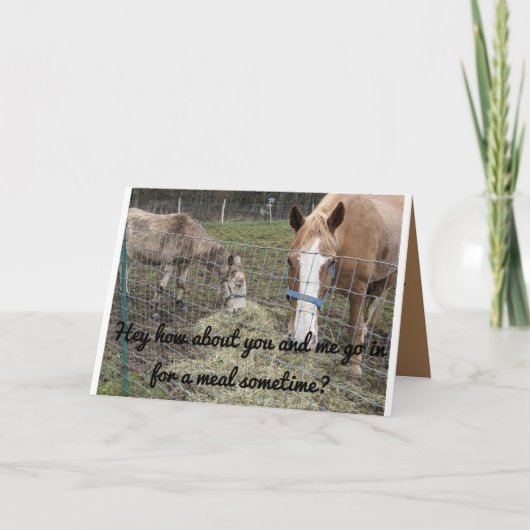 Grußkarte für ein Datum. Karte (Vorderseite)