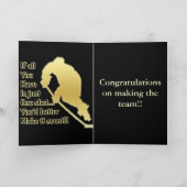 Grußkarte für ein Shockhockey Karte (Innenseite)