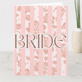 Grußkarte für eine Braut (von Orievolvedesigns) Karte