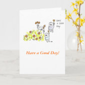 Grußkarte für einen guten Tag Karte (Gelbe Blume)