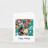 Grußkarte für einen guten Urlaub Feiertagskarte (Vorderseite)