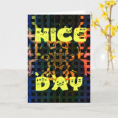 Grußkarte für einen schönen Tag Karte (Gelbe Blume)