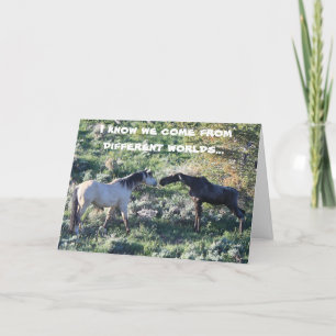 Grußkarte für Elche Karte