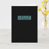 Grußkarte für elektronische Hello Message Karte (Gelbe Blume)