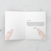 Grußkarte für farbenfrohe glückliche Mütter Dankeskarte (Innenseite)