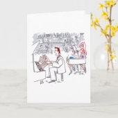 Grußkarte für Fingers Karte (Gelbe Blume)