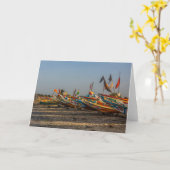 Grußkarte für Fischereifahrzeuge Karte (Gelbe Blume)