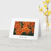 Grußkarte für Floral Karte (Gelbe Blume)