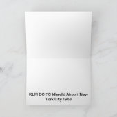 Grußkarte für Flugzeuge Karte (Innenseite)