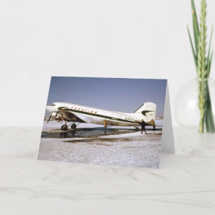 Grußkarte für Flugzeuge Karte