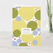 Grußkarte für Frauen, die Lieben zum Kochen! Karte (Rückseite)