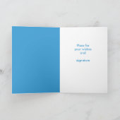 Grußkarte für Freund, hoffen, in der Touch behalte Karte (Innenseite)