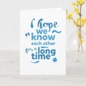 Grußkarte für Freund, hoffen, in der Touch behalte Karte (Gelbe Blume)