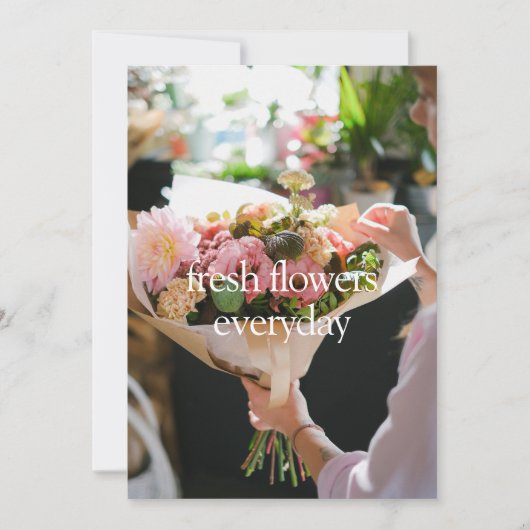 Grußkarte für frische Blume Karte (Vorderseite)