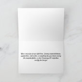 Grußkarte für frisches Produkt Karte (Innenseite)