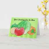 Grußkarte für frisches Produkt Karte (Gelbe Blume)