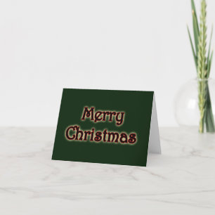 Grußkarte für frohe Weihnachten