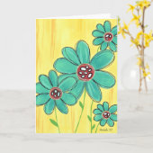 Grußkarte für Gelbe Blume Karte (Gelbe Blume)