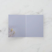 Grußkarte für Gelben Vogel Dankeskarte (Innenseite)